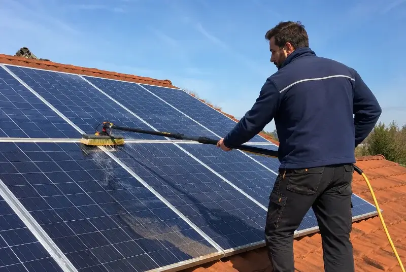 Nettoyage et entretien de panneaux solaires à Beaulieu